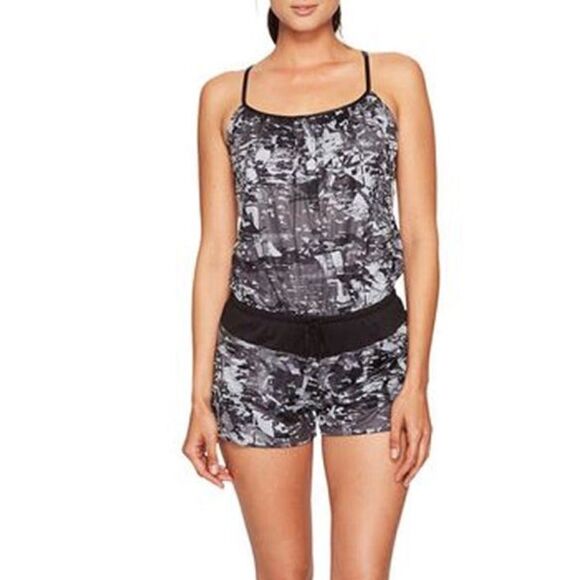 The North Face Runagade FlashDry Romper Reflective Print Zip Pocket small - Picture 4 of 13